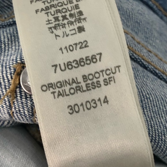 7 FAM 28x32 Tailorless Bootcut Stretch Jeans for all mankind 0857 original - Picture 9 of 12
